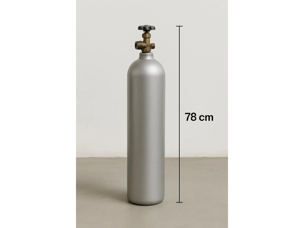 CO2 SET tlaková lahev CO2 6kg + redukční ventil CO2